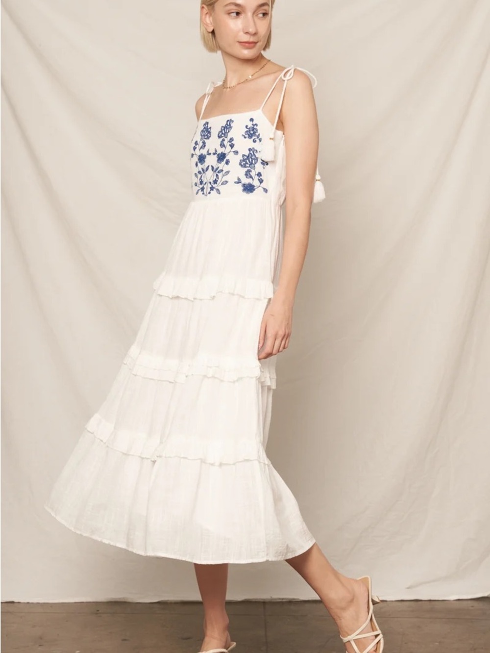 Tania Tiered Dress by En Creme